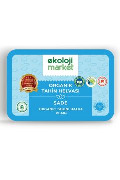 Organik Glutensiz Sade Tahin Helvası 200 Gr / Organic Gluten-Free Plain Tahini Halva 200 Gr