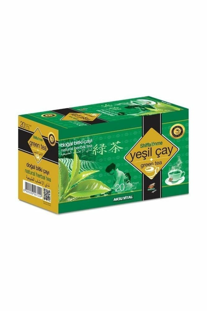 Shiffa Home Yeşilçay Bitki Çayı Sallama 20 Süzen Poşet