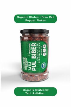Organik Glutensiz Kavanoz Pul Biber- Tatlı 70 gr