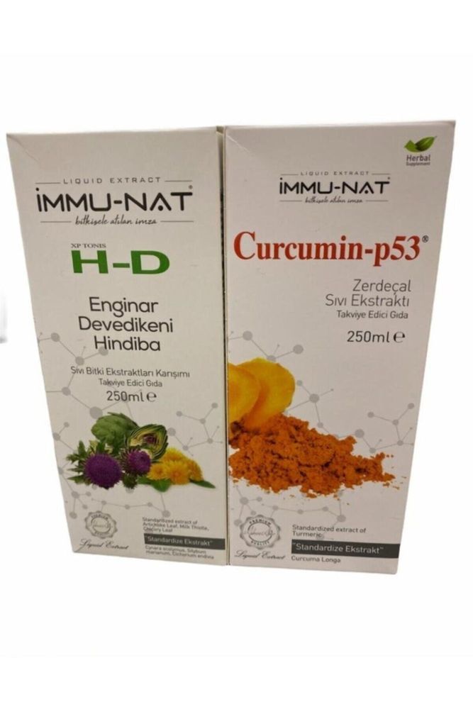 İmmu-Nat H-D ve Zerdeçal Set 250 ml