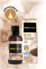 Maia mc Saf Keten Tohumu Yağı Içeriğinde Yüksek Oranda E, K, B12 Vitaminleri Barındırır (Soğuk Sıkım)
