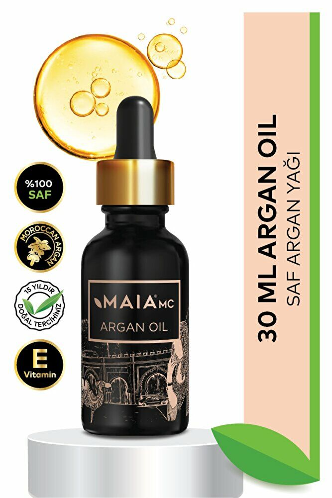 Maia mc Saf Argan Yağı 30 ml Besleyici Özelliği Ile Cildin Yenilenmesine Canlanmasına Yardımcı