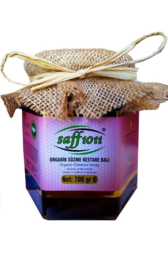 Saff 1011 Organik Süzme Kestane Balı 700g