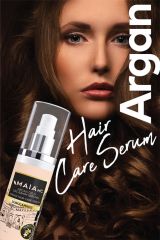 Maia mc Argan Hair Care Serum Her Saç Tipi Için Uygun Saç Bakım Serumu 100 ml Durulamasız