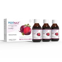 İmmu-Nat Pedinat Kırmızı Pancar Kökü Tozu 3x20 ml