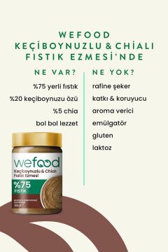 Keçiboynuzlu & Chialı Fıstık Ezmesi 300 g