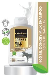 Maia mc Donkey Milk Shampoo Hyaluronic Acid Provitamin B5 Vitamenin E Alae Vera Saç Köklerini Güçlendirir