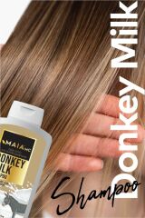 Maia mc Donkey Milk Shampoo Hyaluronic Acid Provitamin B5 Vitamenin E Alae Vera Saç Köklerini Güçlendirir