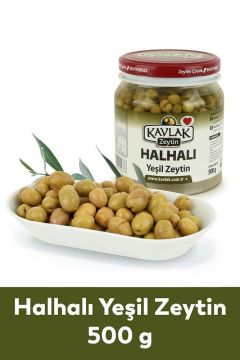 Halhalı Yeşil Zeytin 500 Gr