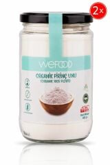 Wefood Organik Pirinç Unu 500 gr (2 Adet)