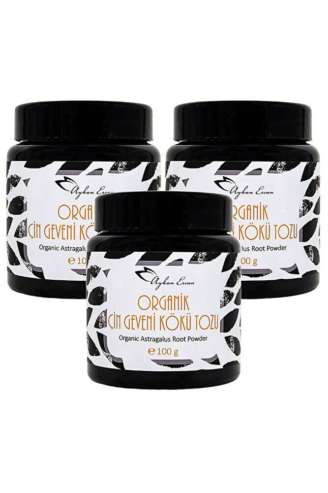 Organik Astragalus Root Çin Geveni Kökü Tozu 100 Gx3 Adet
