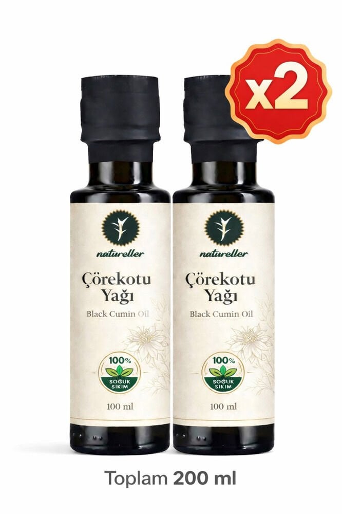 Çörek Otu Yağı ( Çörekotu ) 100 ml Soğuk Press 2'li Set