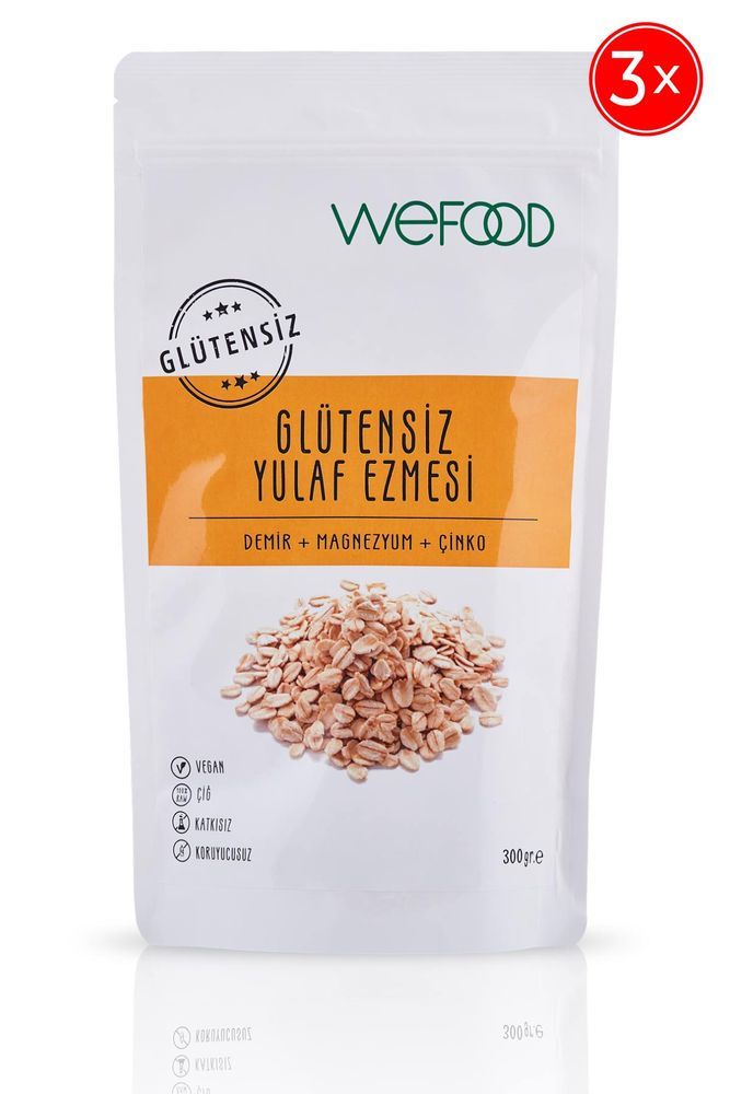 Wefood Glütensiz Yulaf Ezmesi 300g (3 Adet)
