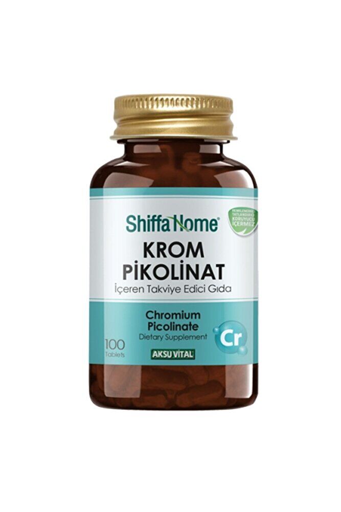 Krom Pikolinat İçeren Takviye Edici Gıda 100 tablet