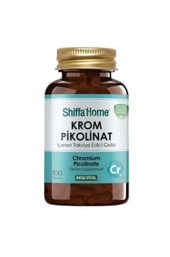 Krom Pikolinat İçeren Takviye Edici Gıda 100 tablet