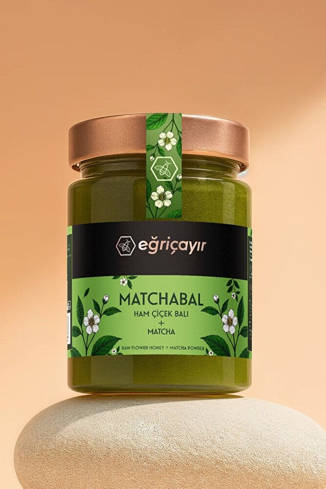 Matchabal Ham Çiçek Balı + Matcha 420g