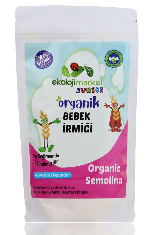 Ekoloji Market Organik Bebek Irmik 250g