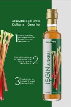 IŞGIN SİRKESİ 500 ML - Işkın Kökü Sirkesi - Katkısız, Doğal Fermantasyon