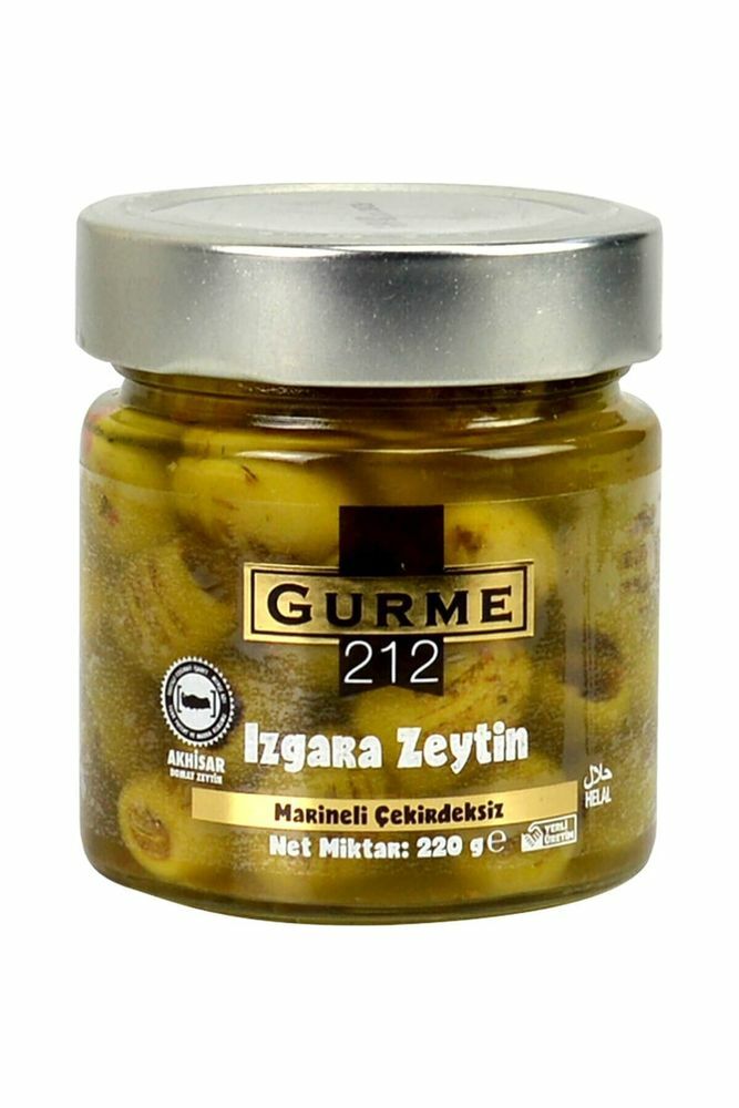 Gurme212Izgara Yeşil Zeytin 255 cc