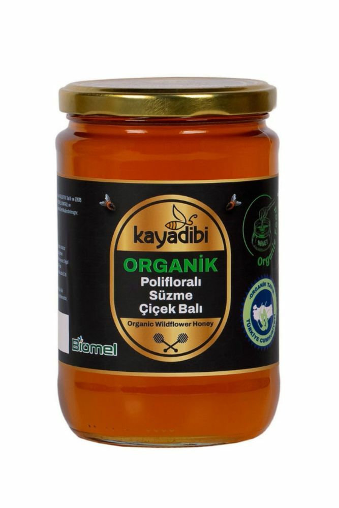 Kayadibi Organik Polifloralı Süzme Çiçek Balı 850g