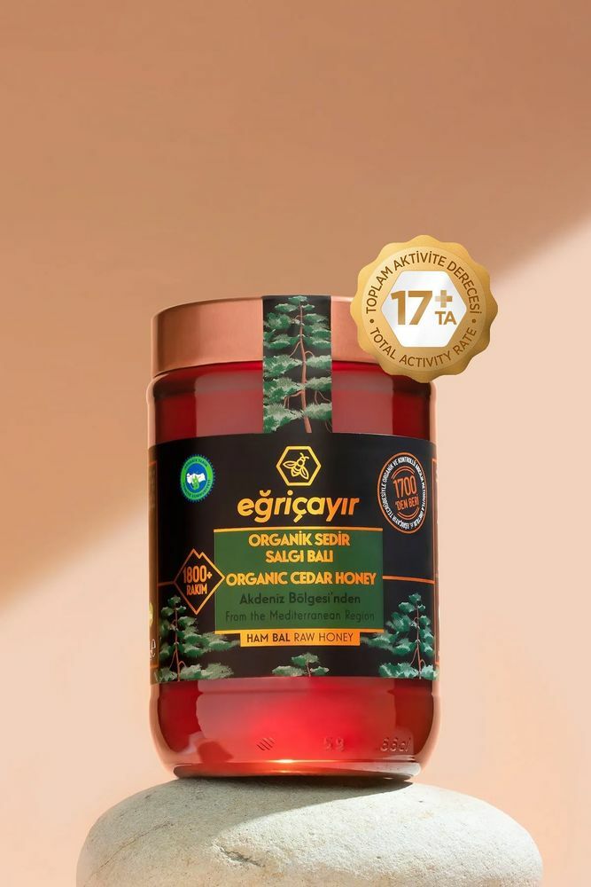Eğriçayır Organik Sedir Balı Ta17+ 850g