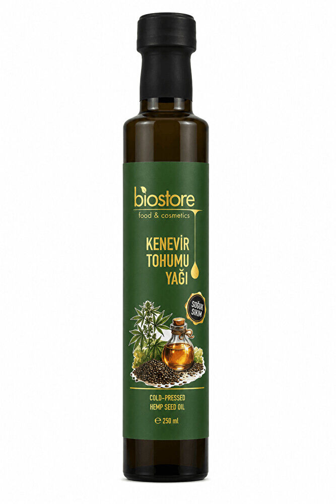 Soğuk Sıkım Kenevir Tohumu Yağı 250 ml