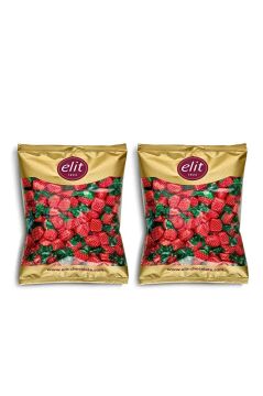Çilek Dolgulu Şeker 1kg 2'li Set (2X1KG) Glutensiz