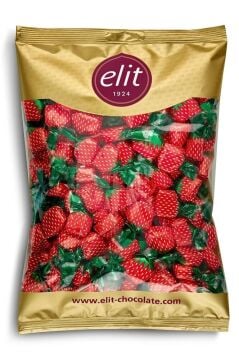 Çilek Dolgulu Bonbon Şeker 1kg Glutensiz