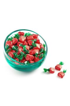 Çilek Dolgulu Bonbon Şeker 1kg Glutensiz