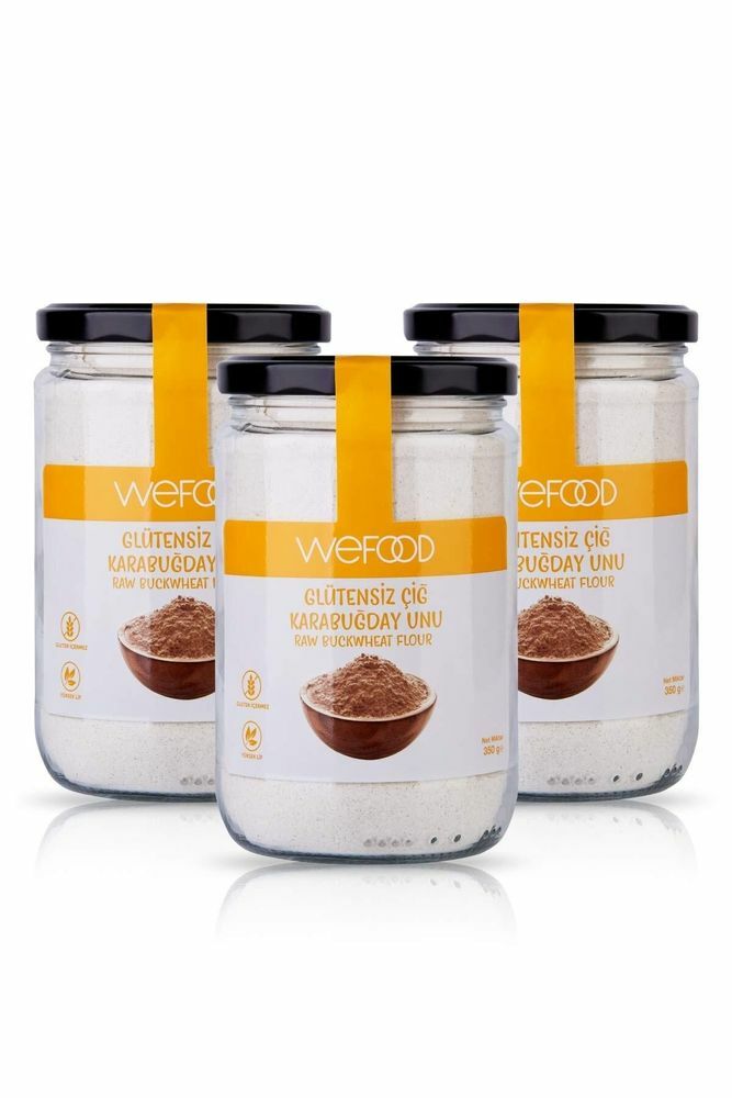 Wefood Glutensiz Çiğ Karabuğday Unu 350g (3 Adet)