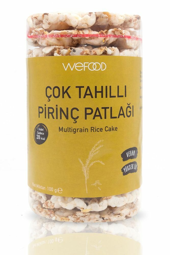 Wefood Çok Tahıllı Pirinç Patlağı 100g