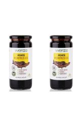 Wefood Organik Glütensiz Vegan Katkısız Keçiboynuzu Özü 640g (Soğuk Sıkım) 2 Adet