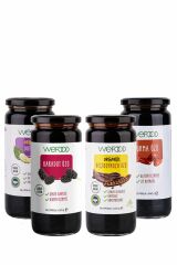 Wefood Organik Keçiboynuzu Özü 640g + Karadut Özü 640g + Organik Dut Özü 640g + Hurma Özü 640g