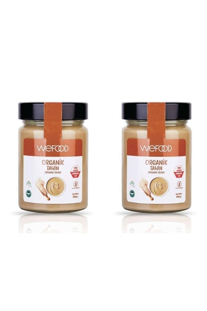 Wefood Organik Glütensiz Vegan Katkısız Tahin 300g (2 Adet)