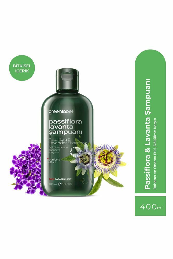 Passiflora&lavanta Şampuanı 400 ml Bakım Ve Onarım Şampuanı Kepek Karşıtı Şampuan