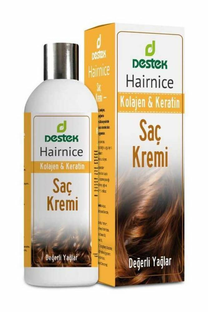 Destek Hairnice Kolajen Ve Keratin Saç Bakım Kremi 330 ml
