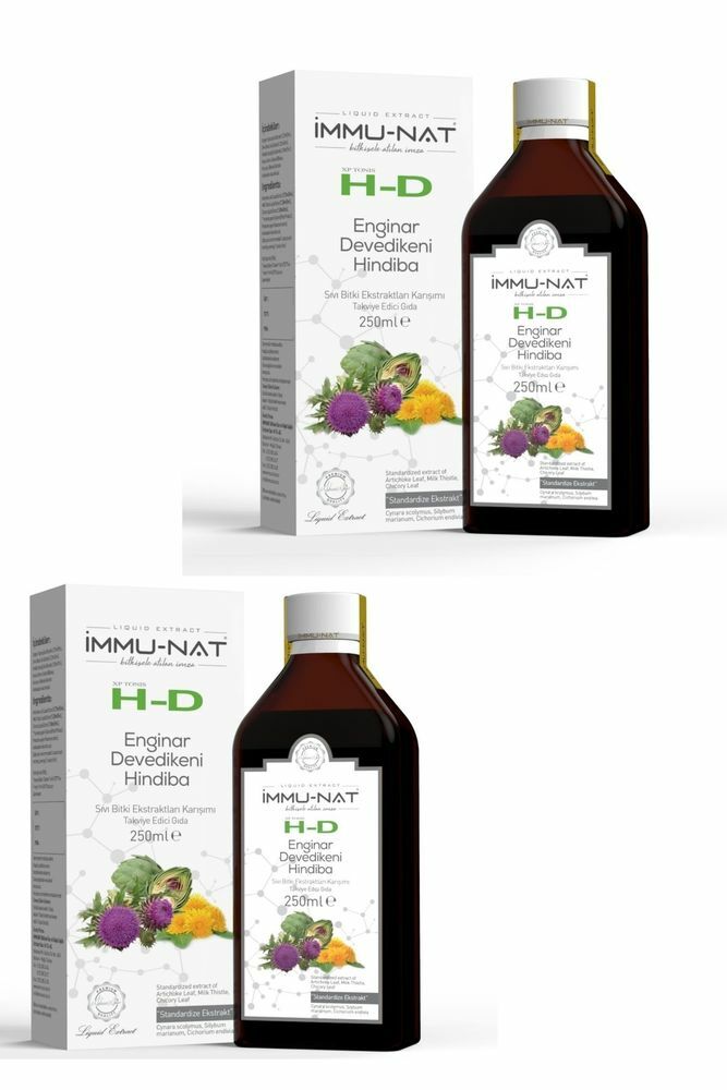 İmmu-Nat Xp Tonis H-D Enginar Deve Dikeni Hindiba Sıvı Ekstraktı 250 ml (2 Adet)