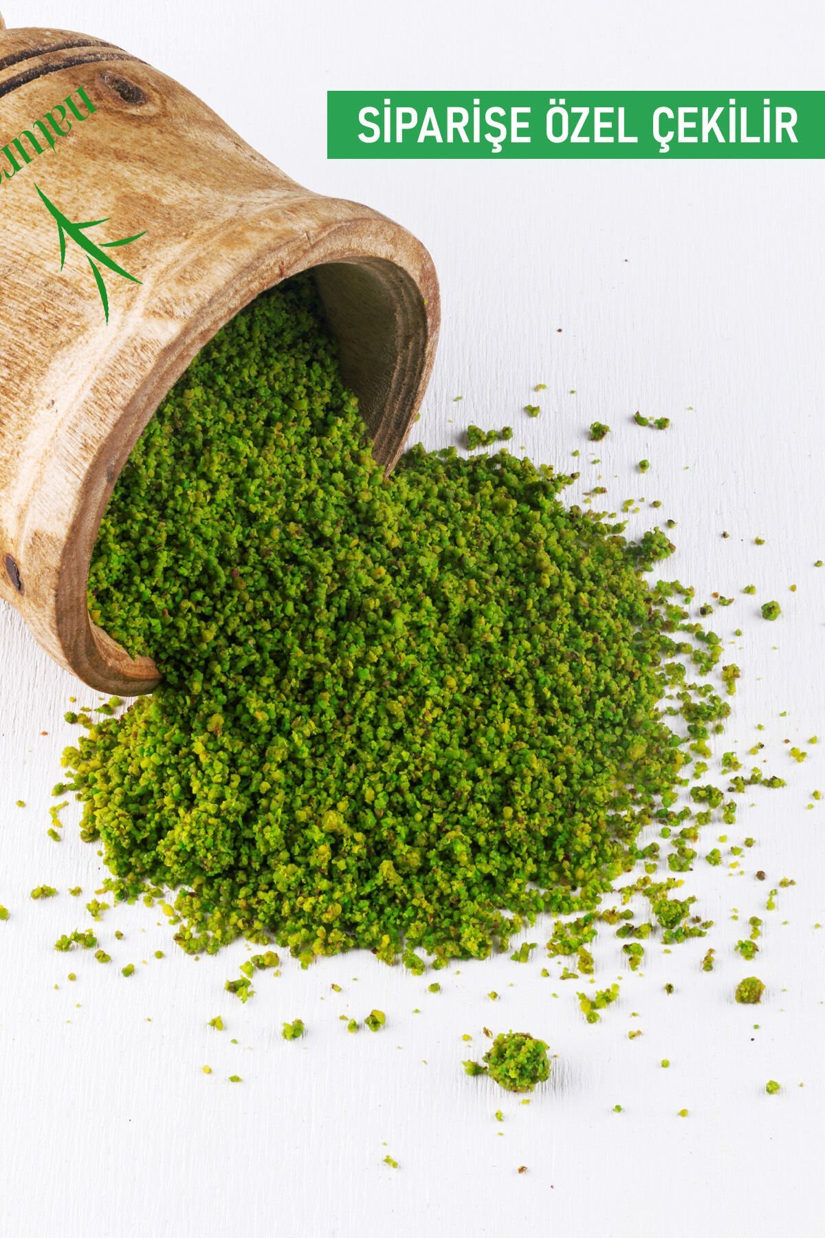 Natureller Taze Çekilmiş Toz Antep Fıstığı 250g 1. Kalite Yeni Mahsul Boz Antep Fıstığı