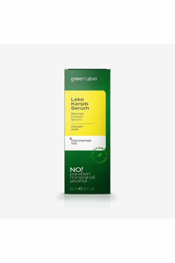 Green Label Leke Karşıtı Serum 30 ml Leke Gidermeye Yardımcı Cilt Tonu Eşitleyici Cilt Bakım Serumu