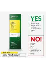 Green Label Leke Karşıtı Serum 30 ml Leke Gidermeye Yardımcı Cilt Tonu Eşitleyici Cilt Bakım Serumu