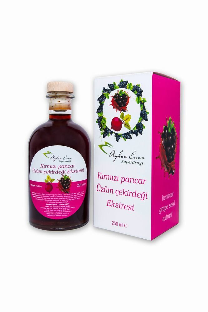 Ayhan Ercan Kırmızı Pancar&Üzüm Çekirdeği Ekstresi 250 ml