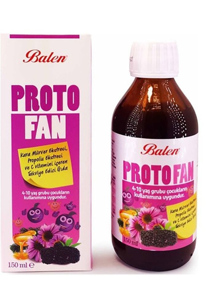 Balen Protofan Karamürver, Propolis Ve C Vitamini Şurup 150 ml