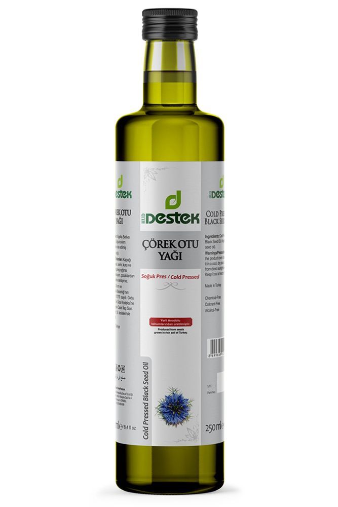 Destek Çörekotu Yağı (Soğuk Pres) 250 ml