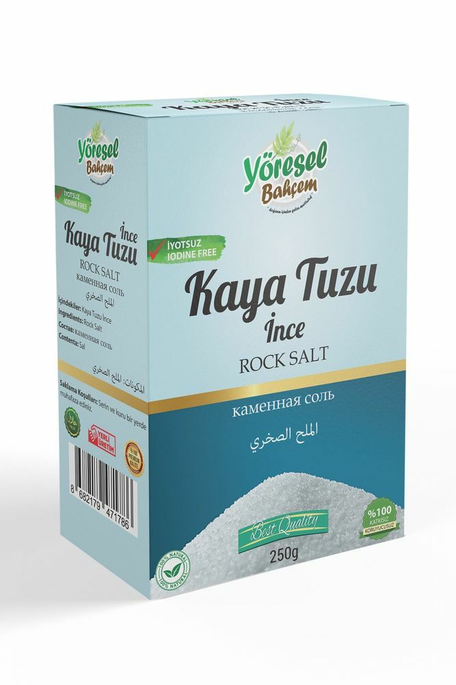 Yöresel Bahçem Kaya Tuzu İnce 250g