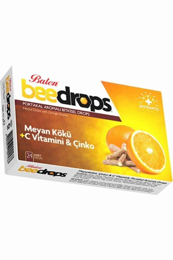 Balen Beedrops Meyan Kökü Çinko C Vit. Portakal Aromalı Drops