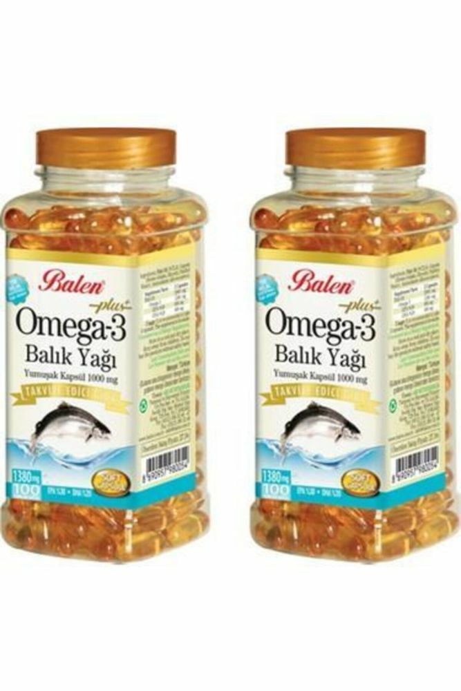 Balen Omega 3 Balık Yağı 100 Yumuşak Kapsül 1000 mg (2 Adet)