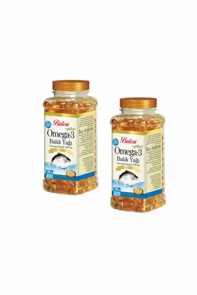 Balen Omega 3 Balık Yağı 1380 mg 200 Kapsül (2 Adet)