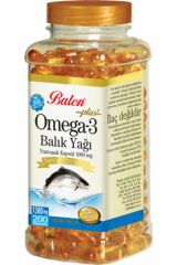 Balen Omega 3 Balık Yağı 1380 mg 200 Kapsül (2 Adet)