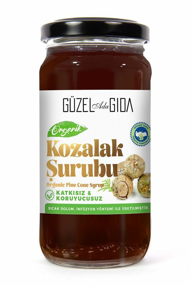 Güzel Ada Gıda Organik Kozalak Şurubu 230 ml