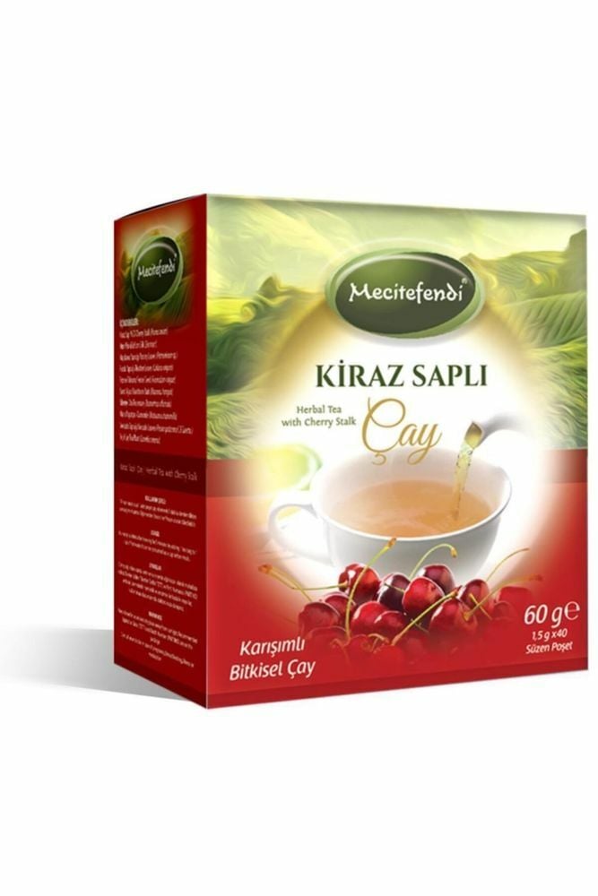 Mecitefendi Kiraz Saplı Bitki Çayı 40'lı Poşet